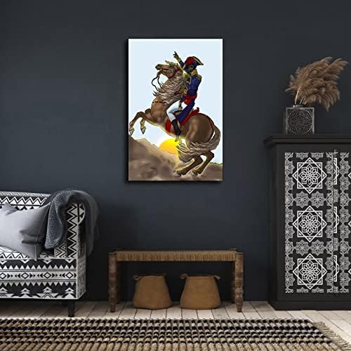 Художествен Плакат на Император Жан-Жак Дессалина, Черна Кралското семейство, Черна История, изображение Гаитянской революция,