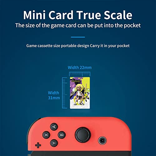 3шт мини-карти NFC Съвместими с Splatoon 2 и Splatoon 3 Amibo за суич