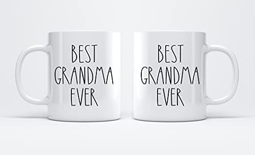 Най-добрата кафеена чаша за баба - Подаръци за Коледа - Кафеена чаша за баба си за рождения си Ден - Деня на бащата /