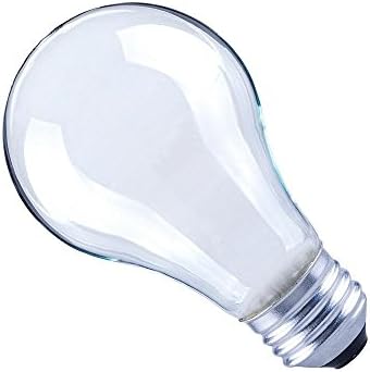 Global Value Lighting FG-03171 Реколта led лампа с регулируема яркост с нажежаема жичка от матирано стъкло A19 мощност