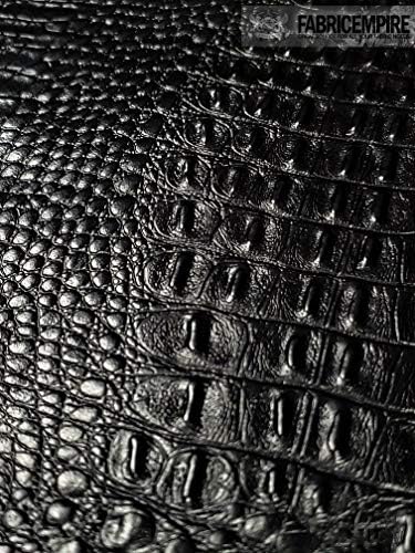 Винил плат, тапицерия от изкуствена крокодилска кожа на алигатор с ширина 54 инча, продава се The Yard (полуглянцевый