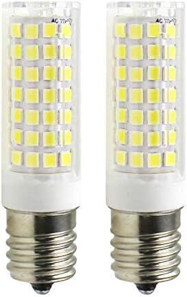 Led лампа Attaljus E17 Крушки за микровълнова печка E17, 7 W (еквивалентен на халогенна лампа с мощност 60 Вата), 580ЛМ,