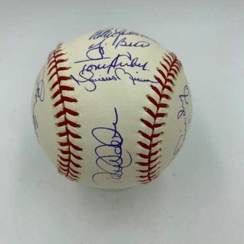 Дерек Джитър Мариано Ривера Дон Маттингли Легенди на Янкис Подписаха бейзболни топки Щайнер - Бейзболни топки С автографи