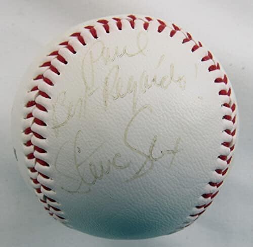 Играта на топка с Автограф на Стив Сакс B89 - Бейзболни Топки С Автографи