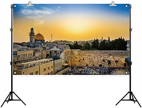Фон на Стената на Плача в Ерусалим, за Еврейската Нова година Рош А-Шана Shana Tova Сукот Сукка Йом Кипур Пурим Великден