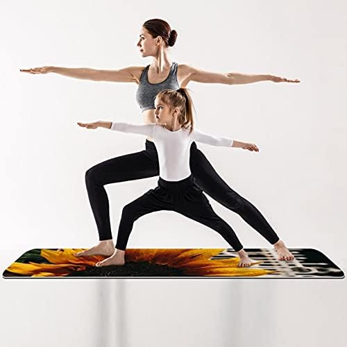 Килимче за йога Siebzeh с цветен модел семки Премиум-клас, в екологично Чист Гумена подложка за здраве и фитнес, нескользящий