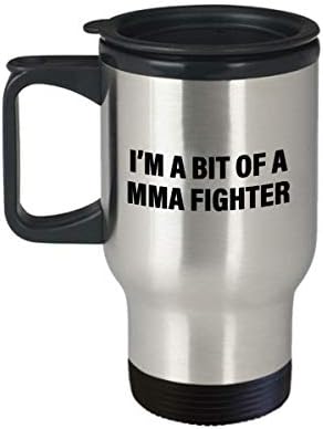 Забавен подарък за ММА - Чаша за пътуване ММА - Подарък бойцу ММА - Смесени бойни изкуства - Малко за бойце ММА