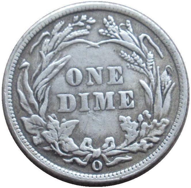 Американски Фризьор 10 Цента 1894 Г., сребърно покритие Копие на Възпоменателни монети