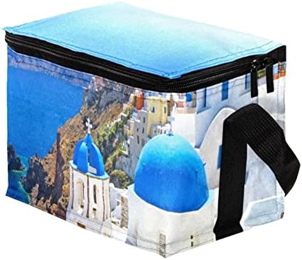 Чанта за обяд GUEROTKR за мъже, Изолиран Обяд-Бокс, Кутия за Обяд за възрастен, инфинити модел на синия морски замък