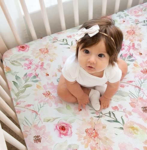 Комплект спално бельо за яслите - Висококачествена и Ултра Мека Чаршаф за бебешко креватче - 2 опаковки - Матрак за легло