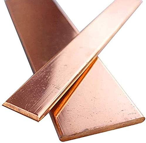 Латунная Плоча Чист Меден лист 1БР 100 mm/3.9 инча T2 CU Метална Плосък панел САМ Занаят за обработка на метали с Дебелина