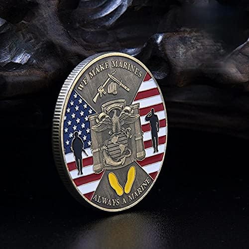 Спомен От Военна Монети На Съединените Щати, Ние Произвеждаме Възпоменателна Монета С Изображение На Знамето На Semper