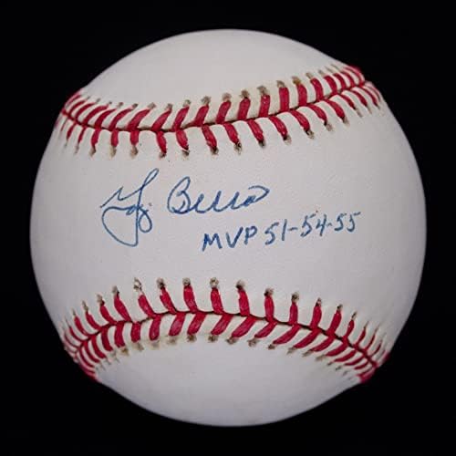 Йога Берра MVP 51 54 55 С Автограф OAL Baseball JSA LOA - Бейзболни топки с автографи