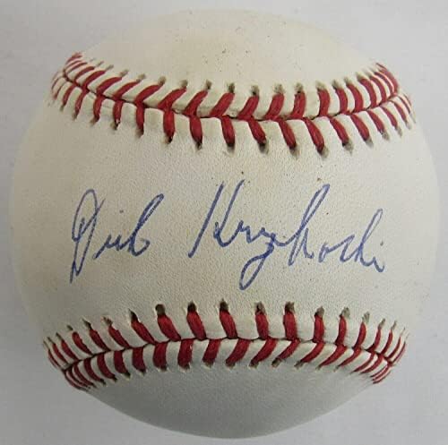 Дик Крихоски Подписа Автограф Rawlings Baseball B121 - Бейзболни Топки С Автографи