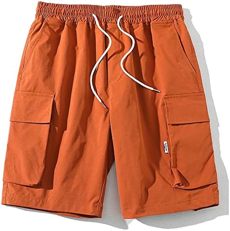 Мъжки къси панталони RTRDE, Летни Шорти-Карго, Свободни Ежедневни Шорти За бягане на съвсем малък С Множество джобове