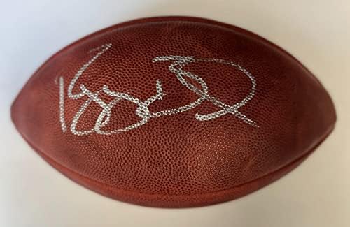 РЕДЖИ БУШ (USC / N. O. Saints) подписа Официални футболни топки Wilson NFL с автограф