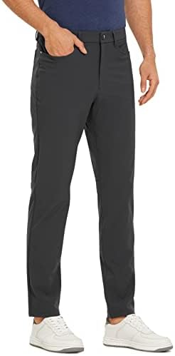 Мъжки удобни панталони за голф CRZ YOGA по цял ден с 5 джоба - 30 /32, бързо съхнещи Леки Ежедневни Работни панталони-участък
