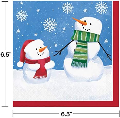Творчески Кърпички за преобразуване Усмихнати снежни човеци, 6,5 инча, многоцветни