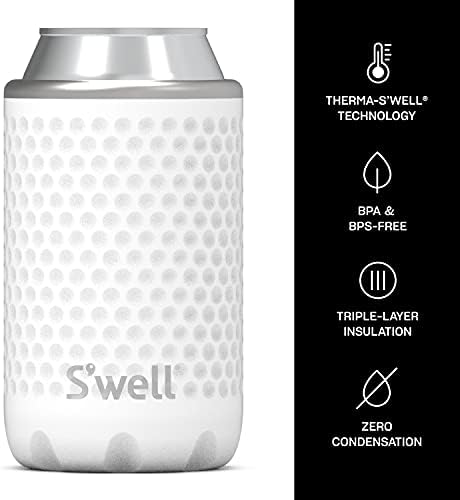 Охладител S ' well от неръждаема стомана - Дупка на едно място - Подходящ за кутии от по 12 грама и е тънък бутилки Трехслойная