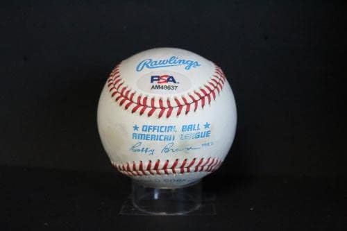 Бейзболен автограф с автограф Ела Калина (HOF 80) Auto PSA/DNA AM48637 - Бейзболни топки с автографи