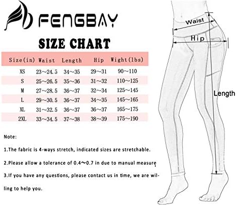 Fengbay, 3 опаковки Панталони за Йога с Висока Талия, Панталони за Йога за Жени, Спортни Панталони с контрол на корема,