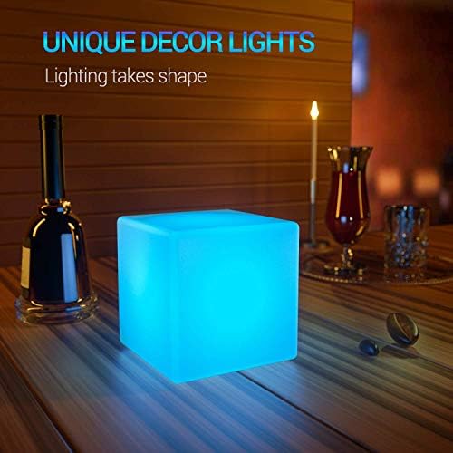 Led светлинен куб LOFTEK: 16 цвята RGB, страхотни космически кубични осветителни тела с дистанционно управление, лампа