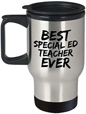 Специална Чаша За Пътуване Ед Teacher най-Добрата Идея За Забавна Подарък, Нестандартен, не мога да понасям, Кафе, Чай, 14 грама, Неръждаема Стомана