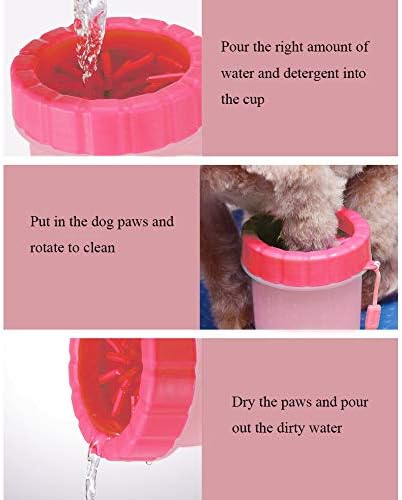 Преносима мивка за кучешки лапи, препарат за почистване на кучешки лапи, препарат за почистване на краката на домашни