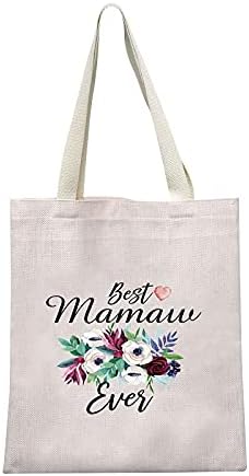 TSOTMO Баба Подарък Мамина Холщовая чанта-Тоут часът на мама е най-Добрият подарък за Деня на майката (часът на мама платно)