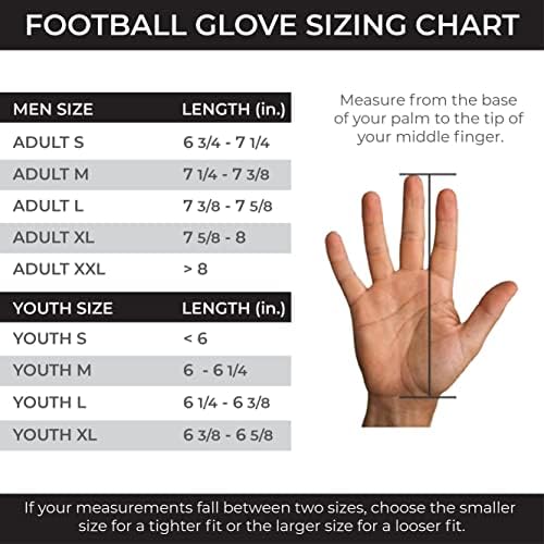 Футболни ръкавици Battle Double Threat – Заредете Лепкава Ръкавици за приемници Дланите на Ръкавици за приемници Pro-Style, за възрастни