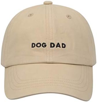 Hatphile 6 Панели Мека Бродерия Куче Татко Шапка Куче Мама Шапка Регулируема бейзболна шапка За Любителите на Кучета