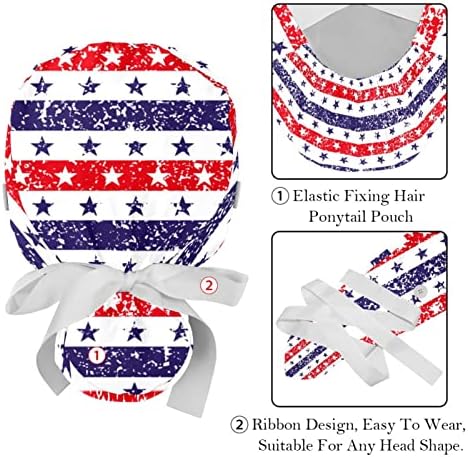 Работна Шапка с Американския Флаг в чест на Деня на Независимостта и Спортна Лента, Регулируеми шапки, Пищната Шапка