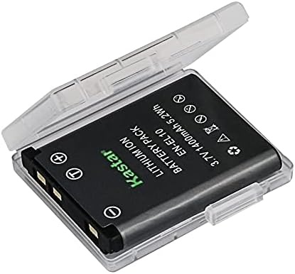 Батерия Kastar (X2) и LCD коварен USB-зарядно устройство за Ataka EN-EL10 MH-63 и Ели Coolpix S60, S80, S200, S210, S220, S230, S500, S510, S520, S570, S600, S700, S3000, S4000, S5100 и други камери