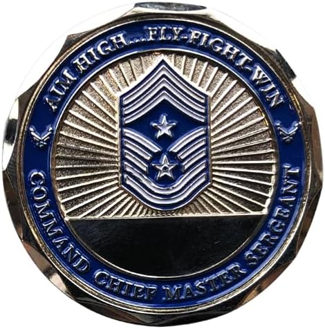 Монета на повикване ранг на Главното командване на ВВС на САЩ USAF АЙСАФ мастер-сержант CCMS