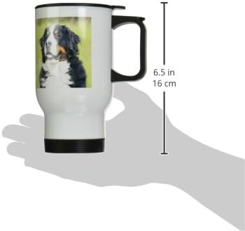 3 Чаша за пътуване с участието на бернската планинско куче, 14 грама
