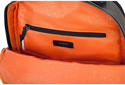 Раница Targus Newport, Елегантна Професионална Пътна чанта за лаптоп, вода-репелент найлон, Висококачествени Метални