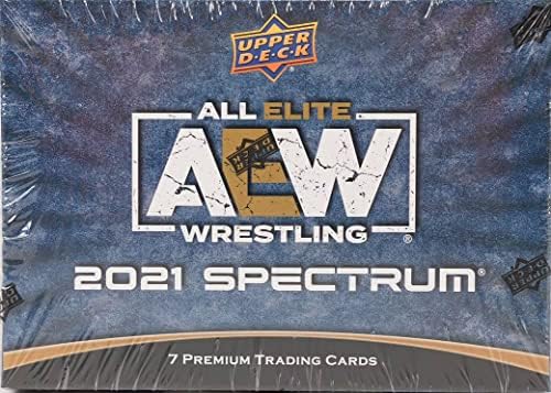 2021 Горната палуба Spectrum AEW Борба box (7 карти / bx)