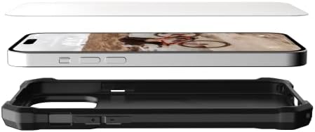 URBAN ARMOR GEAR UAG Калъф за iPhone 14 Pro Max 6,7 Plyo Grey Ash Защитен Калъф и 6,7 Защитен слой от Закалено Стъкло Премиум-клас на екрана