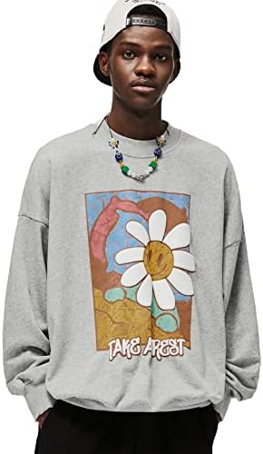 Niepce Inc Градинска дрехи С кръгло деколте и Графичен Модел Мъжки Пуловер Hoody