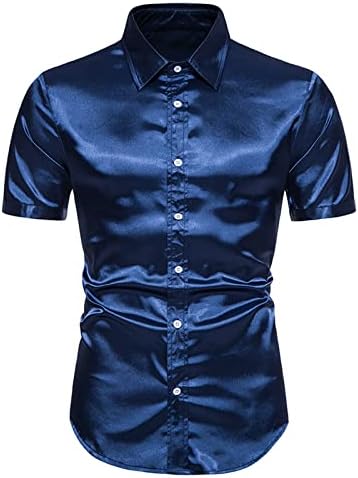 2023 Нови Летни Мъжки Ризи с къси ръкави Eurocode Външна Търговия Ежедневни Модни Ярка Риза на Мъжки Ризи