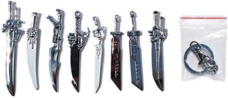 Final Fantasy Weapon оборудват keyblade Пълен комплект Ключодържатели Коллекционный Комплект от 8 броя в кутия