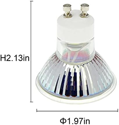 Led лампи Xianfei Gu10, Прожектор с мощност 4 Вата, което е равно на 50 W 75 W халогенни лампи, CRI> 80+, Трековое осветление