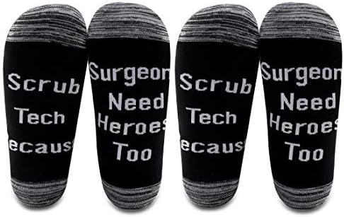 LEVLO Лекари Подаръци Д-р Подарък Търкане Технология, Защото Хирурзите Също се Нуждаят от Герои Памучни Чорапи Подарък