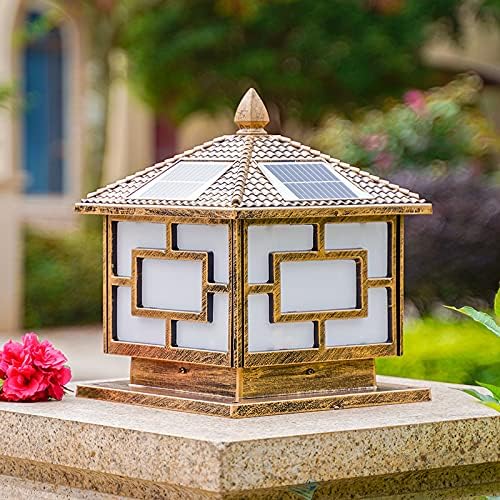 CraftThink led Лампа за слънчева Батерия за улицата, Дизайнерски лампа във формата на Антични къщи с Акрилни Абажуром
