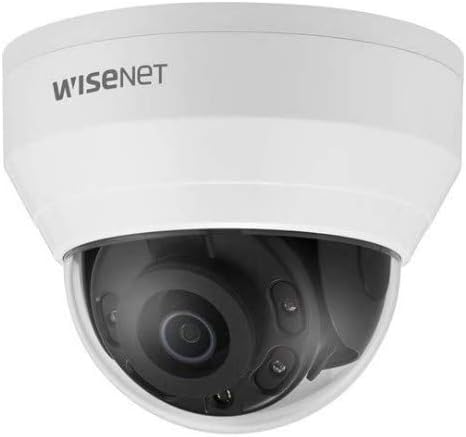 Мрежова куполна камера Hanwha Techwin QND-8010R 5MP IR WDR PoE с фиксиран обектив от 2.8 mm, вход за RJ-45.