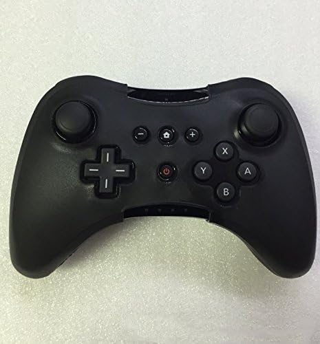 Защитен калъф от Мека силиконова кожа За Безжичен гумен корпуса на контролера на Wii U Pro-Черен
