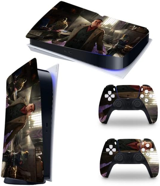 Go Around Зомби-кожа за PS5 за Playstation 5 Disc Издание с пълен комплект конзола и контролер (подходящ само за версията
