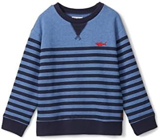 Hoody-пуловер с принтом Акулите в райе за момче Hatley (За деца / Малки деца / Големите деца) Син 3T (Дете)