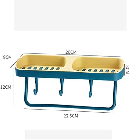 XJJZS Стенни препарат за съдове За Кърпи за ръце, Закачалка За Дрехи, Домашно приготвена Баня, Тоалетна, Двойна Решетка