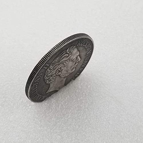 Вызовная Монети Антични Занаяти Чужд Производството на 1199 Посеребренный Стар Сребърен Долар Кръгла Сребърна Колекция на Външната търговия #924 Колекция от Монети
